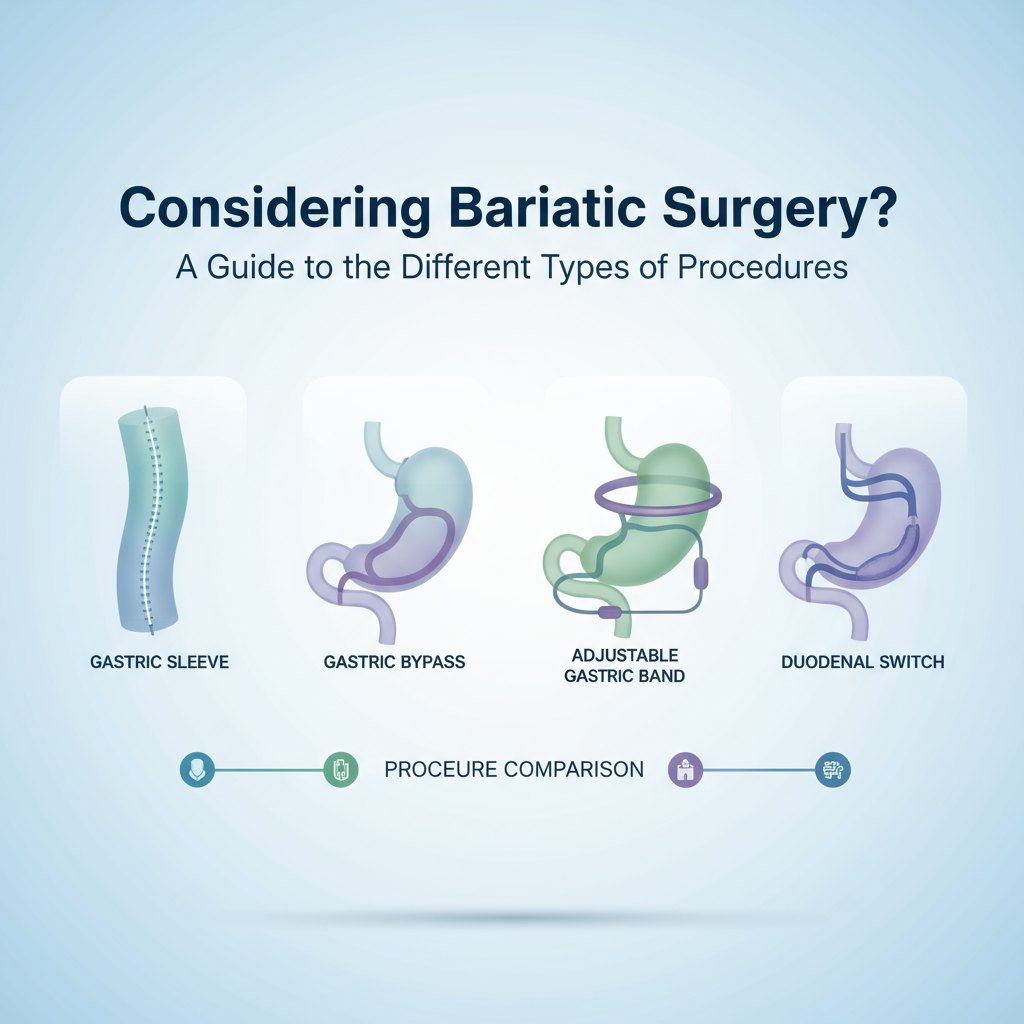 Considering Bariatric Surgery? A Guide to the Different Types of Procedures